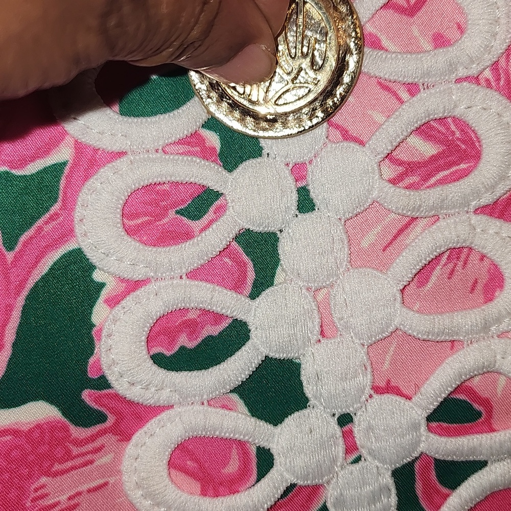 Lilly Pulitzer Floral Pink and Green Tote Bag, NWOT. Gorgeous Bag. - Picture 10 of 10